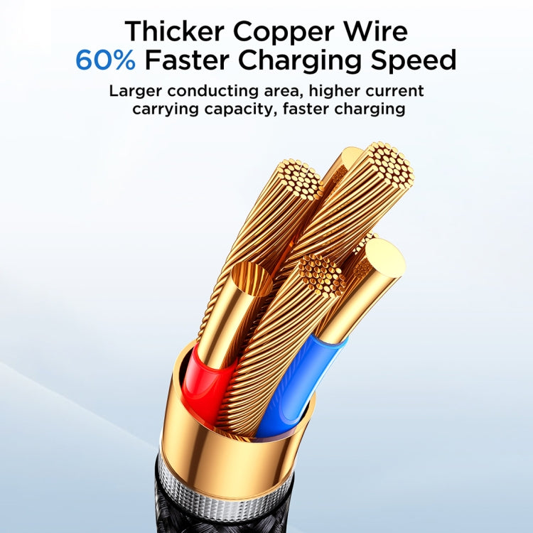 JOYROOM SA32-CL3 سلسلة النجوم، كابل شحن سريع ونقل بيانات USB-C / Type-C إلى 8 دبابيس بقوة 30 واط، USB-C / Type-C إلى 8 دبابيس