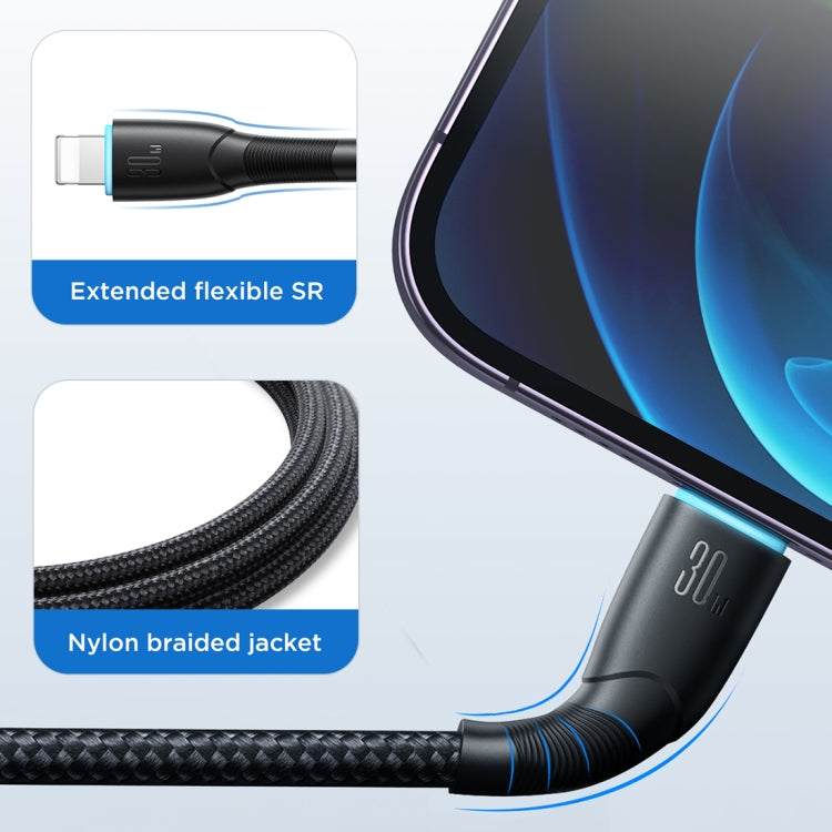 JOYROOM SA32-CL3 سلسلة النجوم، كابل شحن سريع ونقل بيانات USB-C / Type-C إلى 8 دبابيس بقوة 30 واط، USB-C / Type-C إلى 8 دبابيس