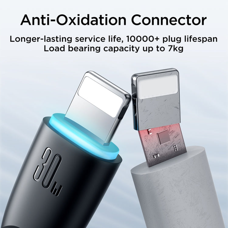 JOYROOM SA32-CL3 سلسلة النجوم، كابل شحن سريع ونقل بيانات USB-C / Type-C إلى 8 دبابيس بقوة 30 واط، USB-C / Type-C إلى 8 دبابيس