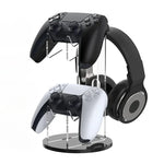 حامل سماعة رأس وجهاز تحكم ألعاب لسطح المكتب، لـ PS4 / PS5