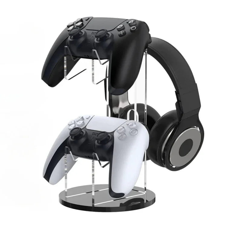 حامل سماعة رأس وجهاز تحكم ألعاب لسطح المكتب، لـ PS4 / PS5