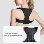 حزام تصحيح مضاد للحداب أداة غير مرئية لوضعية الجلوس، الطراز: حزام تصحيح + حزام كتف، S، M، L، XL