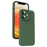 حافظة هاتف من السيليكون السائل الميكروفايبر مقاومة للصدمات، لهاتف iPhone 12، لهاتف iPhone 12 Pro Max، لهاتف iPhone 12 Pro