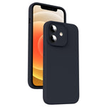 حافظة هاتف من السيليكون السائل الميكروفايبر مقاومة للصدمات، لهاتف iPhone 12، لهاتف iPhone 12 Pro Max، لهاتف iPhone 12 Pro
