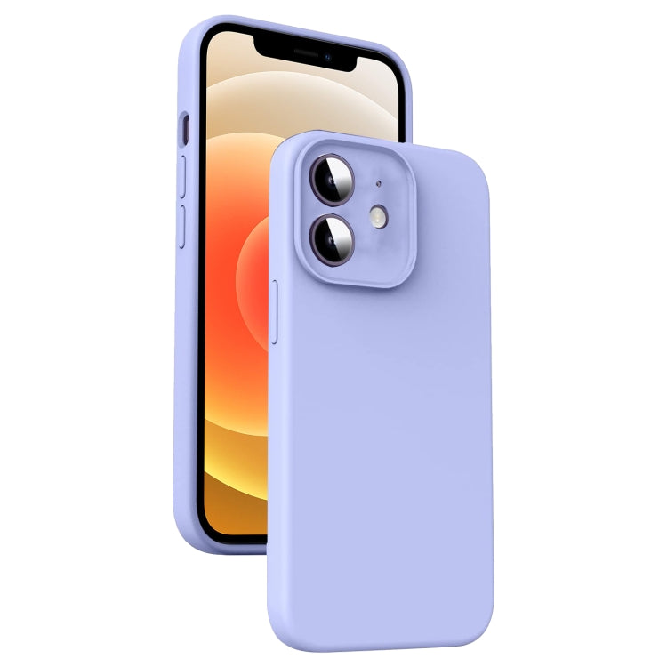 حافظة هاتف من السيليكون السائل الميكروفايبر مقاومة للصدمات، لهاتف iPhone 12، لهاتف iPhone 12 Pro Max، لهاتف iPhone 12 Pro