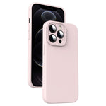 حافظة هاتف من السيليكون السائل الميكروفايبر مقاومة للصدمات، لهاتف iPhone 12، لهاتف iPhone 12 Pro Max، لهاتف iPhone 12 Pro