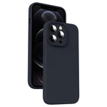 حافظة هاتف من السيليكون السائل الميكروفايبر مقاومة للصدمات، لهاتف iPhone 12، لهاتف iPhone 12 Pro Max، لهاتف iPhone 12 Pro
