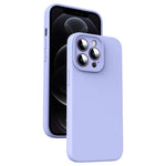 حافظة هاتف من السيليكون السائل الميكروفايبر مقاومة للصدمات، لهاتف iPhone 12، لهاتف iPhone 12 Pro Max، لهاتف iPhone 12 Pro