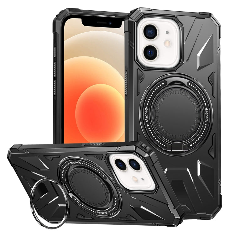 حافظة هاتف مغناطيسية مقاومة للصدمات مع حامل حلقي MagSafe، لهاتف iPhone 12/12 Pro، لهاتف iPhone 12 Pro Max، لهاتف iPhone 11