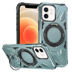 حافظة هاتف مغناطيسية مقاومة للصدمات مع حامل حلقي MagSafe، لهاتف iPhone 12/12 Pro، لهاتف iPhone 12 Pro Max، لهاتف iPhone 11