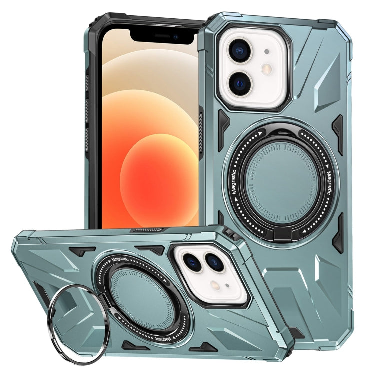 حافظة هاتف مغناطيسية مقاومة للصدمات مع حامل حلقي MagSafe، لهاتف iPhone 12/12 Pro، لهاتف iPhone 12 Pro Max، لهاتف iPhone 11
