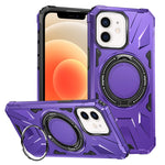 حافظة هاتف مغناطيسية مقاومة للصدمات مع حامل حلقي MagSafe، لهاتف iPhone 12/12 Pro، لهاتف iPhone 12 Pro Max، لهاتف iPhone 11