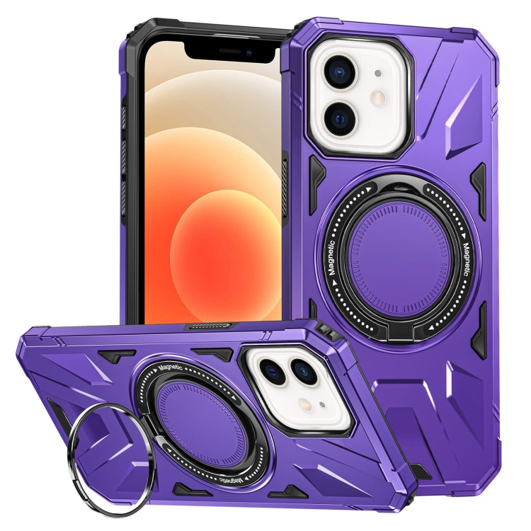 حافظة هاتف مغناطيسية مقاومة للصدمات مع حامل حلقي MagSafe، لهاتف iPhone 12/12 Pro، لهاتف iPhone 12 Pro Max، لهاتف iPhone 11
