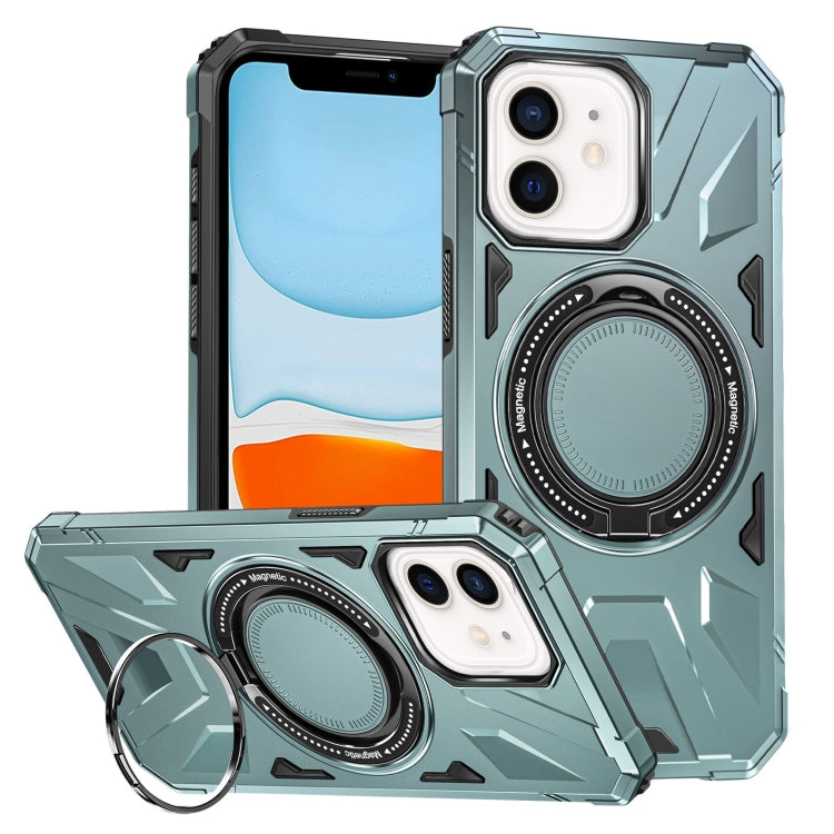 حافظة هاتف مغناطيسية مقاومة للصدمات مع حامل حلقي MagSafe، لهاتف iPhone 12/12 Pro، لهاتف iPhone 12 Pro Max، لهاتف iPhone 11