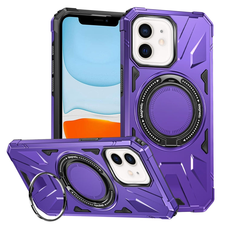 حافظة هاتف مغناطيسية مقاومة للصدمات مع حامل حلقي MagSafe، لهاتف iPhone 12/12 Pro، لهاتف iPhone 12 Pro Max، لهاتف iPhone 11