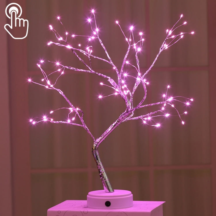 36 LEDs Pearl Tree Copper Wire Table Lamp Creative Decoration Touch Control Night Light (Warm White Light), 36 LEDs Warm White, 36 LEDs Pink Light, 108 LEDs Warm White, 108 LEDs Pink Light, 108 LEDs White Light, 108 LEDs Colorful Light, 48 LEDs Warm Wh...