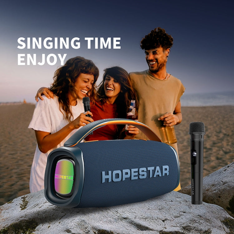مكبر صوت بلوتوث لاسلكي محمول خارجي بقوة 80 واط HOPESTAR A40، A40