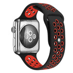 سوار ساعة سيليكون رياضي الإصدار القياسي، لسلسلة Apple Watch 7 مقاس 41 مم / 6 و SE و 5 و 4 مقاس 40 مم / 3 و 2 و 1 مقاس 38 مم، لساعات Apple Watch Ultra 49 مم / السلسلة 8 و 7 مقاس 45 مم / SE 2 و 6 و SE و 5 و 4 مقاس 44 مم / 3 و 2 و 1 مقاس 42 مم
