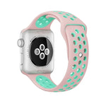 سوار ساعة سيليكون رياضي الإصدار القياسي، لسلسلة Apple Watch 7 مقاس 41 مم / 6 و SE و 5 و 4 مقاس 40 مم / 3 و 2 و 1 مقاس 38 مم، لساعات Apple Watch Ultra 49 مم / السلسلة 8 و 7 مقاس 45 مم / SE 2 و 6 و SE و 5 و 4 مقاس 44 مم / 3 و 2 و 1 مقاس 42 مم