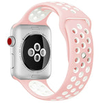 سوار ساعة رياضي من السيليكون الإصدار القياسي، لسلسلة Apple Watch 8&7 مقاس 41مم / SE 2&6&SE&5&4 مقاس 40مم / 3&2&1 مقاس 38مم