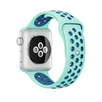 سوار ساعة سيليكون رياضي الإصدار القياسي، لسلسلة Apple Watch 7 مقاس 41 مم / 6 و SE و 5 و 4 مقاس 40 مم / 3 و 2 و 1 مقاس 38 مم، لساعات Apple Watch Ultra 49 مم / السلسلة 8 و 7 مقاس 45 مم / SE 2 و 6 و SE و 5 و 4 مقاس 44 مم / 3 و 2 و 1 مقاس 42 مم