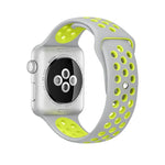 سوار ساعة سيليكون رياضي الإصدار القياسي، لسلسلة Apple Watch 7 مقاس 41 مم / 6 و SE و 5 و 4 مقاس 40 مم / 3 و 2 و 1 مقاس 38 مم، لساعات Apple Watch Ultra 49 مم / السلسلة 8 و 7 مقاس 45 مم / SE 2 و 6 و SE و 5 و 4 مقاس 44 مم / 3 و 2 و 1 مقاس 42 مم