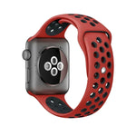سوار ساعة سيليكون رياضي الإصدار القياسي، لسلسلة Apple Watch 7 مقاس 41 مم / 6 و SE و 5 و 4 مقاس 40 مم / 3 و 2 و 1 مقاس 38 مم، لساعات Apple Watch Ultra 49 مم / السلسلة 8 و 7 مقاس 45 مم / SE 2 و 6 و SE و 5 و 4 مقاس 44 مم / 3 و 2 و 1 مقاس 42 مم