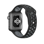 سوار ساعة سيليكون رياضي الإصدار القياسي، لسلسلة Apple Watch 7 مقاس 41 مم / 6 و SE و 5 و 4 مقاس 40 مم / 3 و 2 و 1 مقاس 38 مم، لساعات Apple Watch Ultra 49 مم / السلسلة 8 و 7 مقاس 45 مم / SE 2 و 6 و SE و 5 و 4 مقاس 44 مم / 3 و 2 و 1 مقاس 42 مم