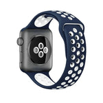 سوار ساعة سيليكون رياضي الإصدار القياسي، لسلسلة Apple Watch 7 مقاس 41 مم / 6 و SE و 5 و 4 مقاس 40 مم / 3 و 2 و 1 مقاس 38 مم، لساعات Apple Watch Ultra 49 مم / السلسلة 8 و 7 مقاس 45 مم / SE 2 و 6 و SE و 5 و 4 مقاس 44 مم / 3 و 2 و 1 مقاس 42 مم