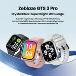 ساعة ذكية Zeblaze GTS 3 Pro IP68 بشاشة HD 1.97 بوصة للياقة البدنية