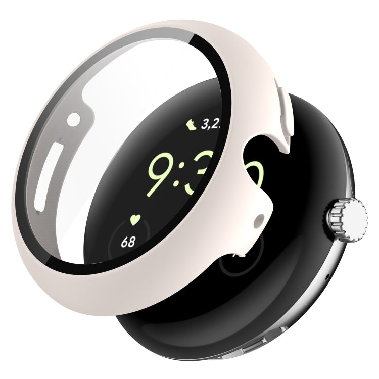 غطاء حماية للساعة مدمج من PC + فيلم مقسى، لـ Google Pixel Watch 2