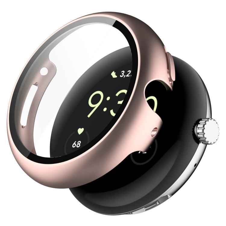 غطاء حماية للساعة مدمج من PC + فيلم مقسى، لـ Google Pixel Watch 2