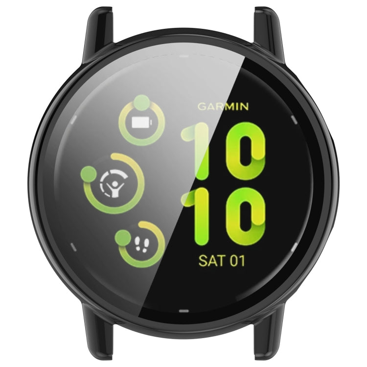 PC + Tempered Film Integrated Watch Protective Case, For Garmin vivoactive 5 / Active 5