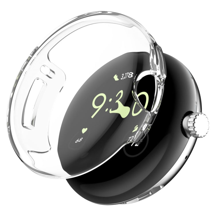 غطاء حماية للساعة من TPU مطلي كهربائياً بتغطية كاملة، لـ Google Pixel Watch 2