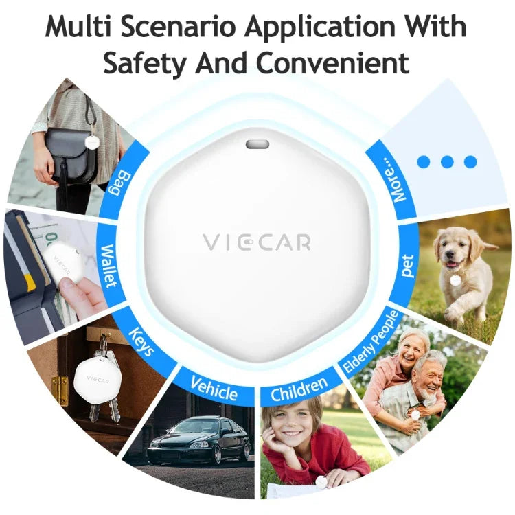 جهاز تعقب موقع لاسلكي لمفتاح السيارة VIECAR DW01 مضاد للضياع، VIECAR DW01