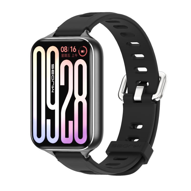 Mijobs Flat Hole Breathable Silicone Watch Band, For Xiaomi Band 10 Pro / Redmi Watch 6 / 5