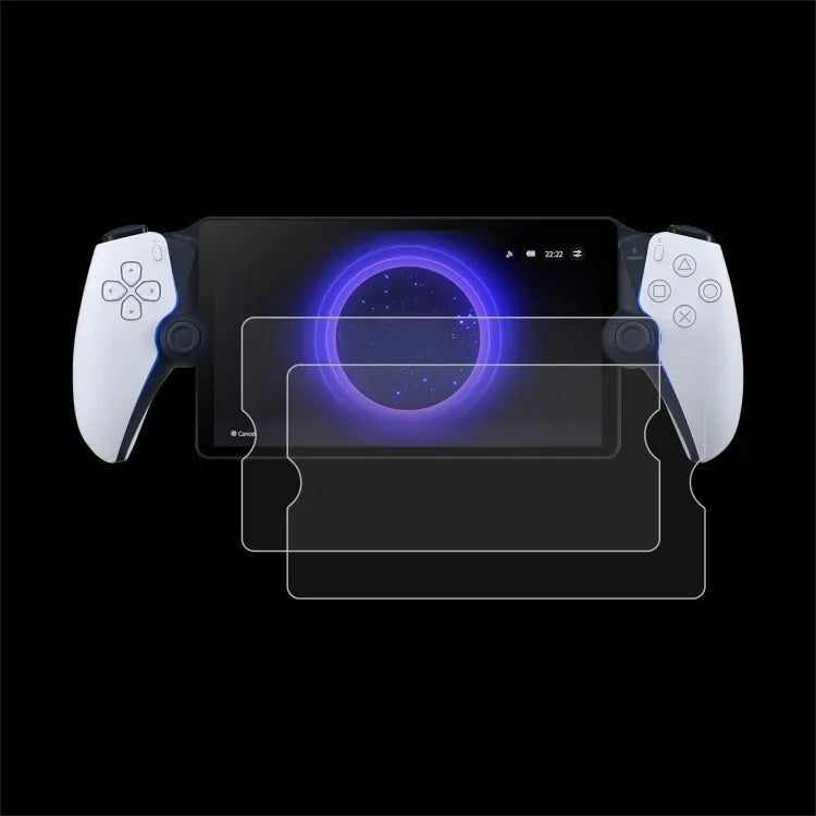 قطعتان من فيلم زجاجي مقسى مقاوم للانفجار 9H بسماكة 0.3 مم، قطعتان لـ Sony PS5