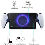 قطعتان من فيلم زجاجي مقسى مقاوم للانفجار 9H بسماكة 0.3 مم، قطعتان لـ Sony PS5