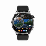 سوار ذكي TM05 Pro، ساعة ذكية بحزام سيليكون 1.46 بوصة مقاومة للماء IP67، مكالمات بلوتوث / معدل ضربات القلب / ضغط الدم / نسبة الأكسجين في الدم، حزام سيليكون