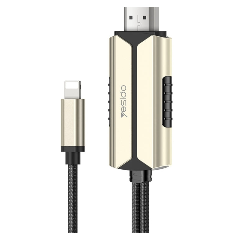 كابل محول Yesido HM13 بطول 2 متر من 8 دبابيس إلى HDMI 1080P HDTV، HM13