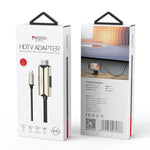 كابل محول Yesido HM13 بطول 2 متر من 8 دبابيس إلى HDMI 1080P HDTV، HM13