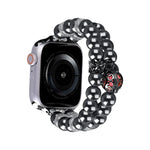 Beaded Dual Row Pearl Bracelet Watch Band, For Apple Watch Series 5 44mm, For Apple Watch Series 5 40mm, For Apple Watch Series 4 44mm, For Apple Watch Series 4 40mm, For Apple Watch Series 3 38mm, For Apple Watch Series 3 42mm                         ...