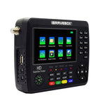 جهاز قياس إشارة الأقمار الصناعية الرقمي iBRAVEBOX V10 Finder Max+ بشاشة 4.3 بوصة، يدعم DVB-S/S2/S2X AHD، قابس الاتحاد الأوروبي، الولايات المتحدة، المملكة المتحدة، أستراليا
