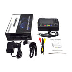 جهاز قياس إشارة الأقمار الصناعية الرقمي iBRAVEBOX V10 Finder Pro بشاشة 4.3 بوصة، يدعم DVB-S/S2/S2X/T/T2/C، قابس الاتحاد الأوروبي، الولايات المتحدة، المملكة المتحدة، أستراليا