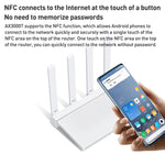 راوتر شاومي أصلي AX3000T ثنائي النطاق 2.4GHz/5GHz مع معالج 1.3GHz يدعم اتصال NFC، قابس الولايات المتحدة، AX3000T