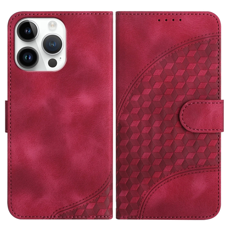 غطاء هاتف جلدي منقوش برأس فيل مع حبل معلق، لهواتف iPhone 16 Pro، iPhone 16 Plus، iPhone 16، iPhone 15 Pro Max، iPhone 15 Pro، iPhone 15 Plus