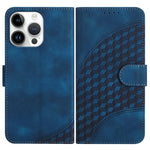 غطاء هاتف جلدي منقوش برأس فيل مع حبل معلق، لهواتف iPhone 16 Pro، iPhone 16 Plus، iPhone 16، iPhone 15 Pro Max، iPhone 15 Pro، iPhone 15 Plus