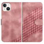 غطاء هاتف جلدي منقوش برأس فيل مع حبل معلق، لهواتف iPhone 16 Pro، iPhone 16 Plus، iPhone 16، iPhone 15 Pro Max، iPhone 15 Pro، iPhone 15 Plus