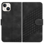 غطاء هاتف جلدي منقوش برأس فيل مع حبل معلق، لهواتف iPhone 16 Pro، iPhone 16 Plus، iPhone 16، iPhone 15 Pro Max، iPhone 15 Pro، iPhone 15 Plus