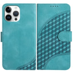 YX0060 Elephant Head Embossed Phone Leather Case with Lanyard, For iPhone 13 Pro Max, For iPhone 13 Pro, For iPhone 13, For iPhone 13 mini, For iPhone 12/12 Pro, For iPhone 12 Pro Max